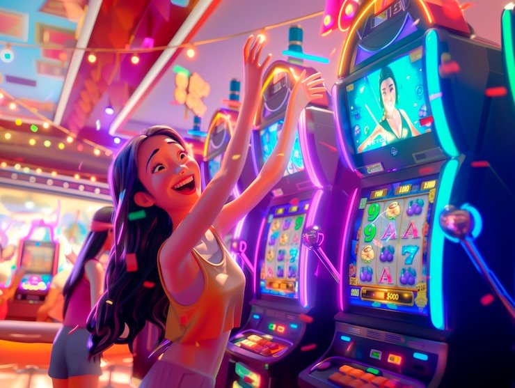 Sweet Bonanza bonus round on draw japan showing multiplier symbols and scatter highlights